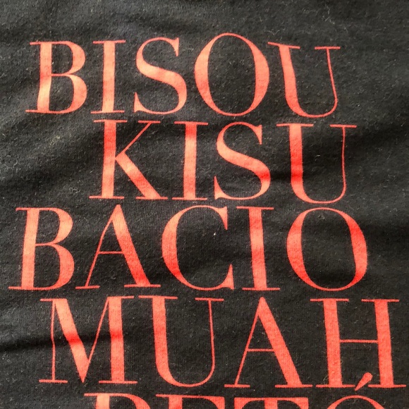 JCrew Kiss Sweatshirt Tee Shirt - Picture 6 of 8